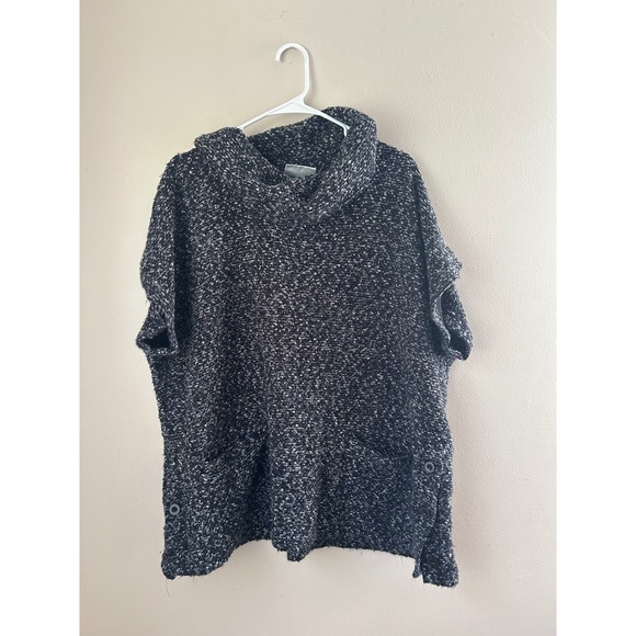 Avenue Womens Plus Size Sweater Top Cowl Neck Button Detail 22 / 24 - Picture 1 of 6